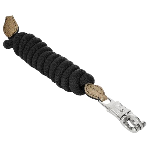 Start Führstrick Pferd 2 m - Sicherheit & Komfort - Panikhaken für Notfälle, weiches robust geflochtenes Material & eleganter Anbindestrick Glanz (Mehrfarbig, Panikhaken) von START ENJOY THE RIDE