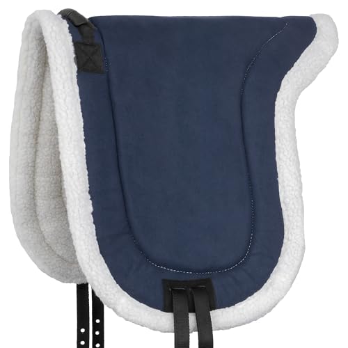 Start Fun Reitpad mit Haltegriff – Bareback Pad für Reiten ohne Sattel – Reitkissen mit Steigbügelriemen – rutschfest & bequem – für Anfänger, Kinder & Freizeit (Dunkelblau, Full (Warmblut)) von START ENJOY THE RIDE