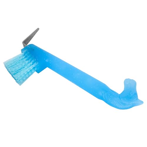 Start Hufauskratzer mit Bürste für Pferde – Ergonomischer Hufkratzer in Neonfarbe mit Glitzer – 2in1 Reinigung für saubere und gesunde Hufe (Blau) von START ENJOY THE RIDE