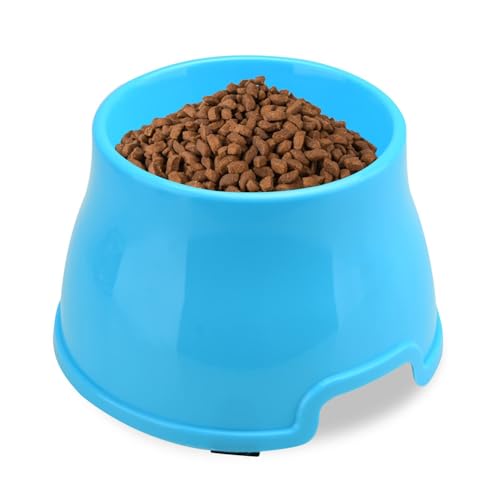 Long Ears Hundenapf, Spaniel-Hundenapf, erhöhter Fressnapf für Futter und Wasser, Rutschfester hoher Futternapf für kleine, mittlere, große Hunde (12 * 14.5 * 19cm Blau) von STARTONYOU