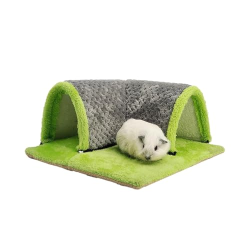 NagetierZusammenklappbar Meerschweinchen Kuscheltunnel Für Kleintiere,34×34cm von STARTONYOU