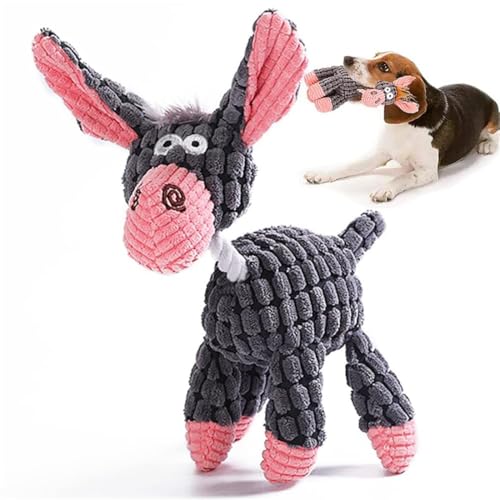 STARTONYOU Donkey Weiches Hundespielzeug für kleine und mittelgroße Hunde, quietschendes Hundespielzeug, Plüsch-Welpenspielzeug STARTONYOU Donkey Weiches Hundespielzeug für kleine und mittelgroße Hunde, quietschendes Hundespielzeug, Plüsch-Welpenspielzeug von STARTONYOU