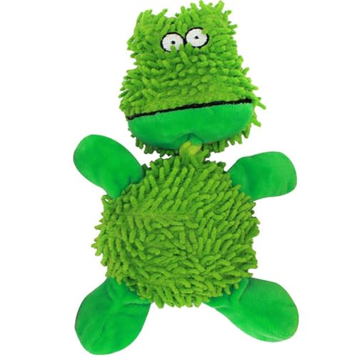 STARTONYOU Welpen Spielzeug, 8-wöchige Frosch Welpen Spielzeug, kleine und mittlere Hundeplüsch (grün) von STARTONYOU