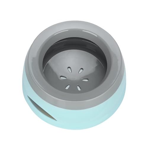 Wassernapf für Hunde, Anti-Schwapp Fressnapf Hund Unterwegs, Spritzsicherer Wassernapf 750ml, Kein Verschütten Auslaufsicher Hundenapf Reise Trinknapf Wasserspender für Katzen Haustiere (blau) von STARTONYOU