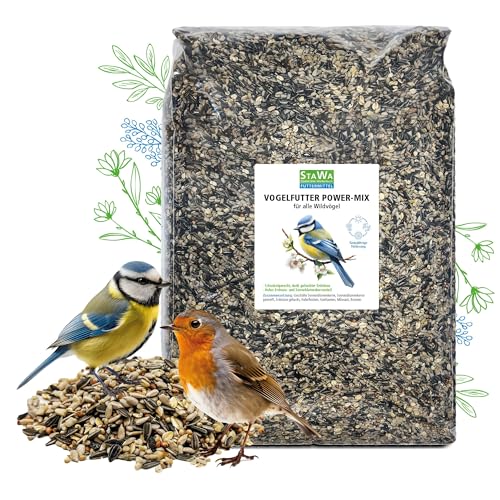 STAWA Power-Mix Streufutter für Wildvögel, ohne Weizen, Vogelfutter, 10 kg von STAWA