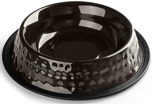 StilGut Fressnapf für Hund & Katze 2er-Set, Futternapf aus Aluminium 0,2 l, Hundenapf, Katzennapf, Wassernapf - 2er-Set - Schwarz gehämmert StilGut Fressnapf für Hund & Katze 2er-Set, Futternapf aus Aluminium 0,2 l, Hundenapf, Katzennapf, Wassernapf - 2er-Set - Schwarz gehämmert von STILGUT