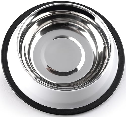 StilGut Fressnapf für Hund & Katze 2er-Set Futternapf aus Aluminium 0,4 l, Hundenapf, Katzennapf, Wassernapf - 2er-Set - Weiß/Silber StilGut Fressnapf für Hund & Katze 2er-Set Futternapf aus Aluminium 0,4 l, Hundenapf, Katzennapf, Wassernapf - 2er-Set - Weiß/Silber von STILGUT