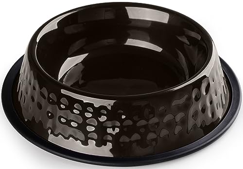 StilGut Fressnapf für Hunde 2er-Set Futternapf aus Aluminium 1,9 l für große Hunde, Hundenapf, Wassernapf - 2er-Set - Schwarz/Silber StilGut Fressnapf für Hunde 2er-Set Futternapf aus Aluminium 1,9 l für große Hunde, Hundenapf, Wassernapf - 2er-Set - Schwarz/Silber von STILGUT