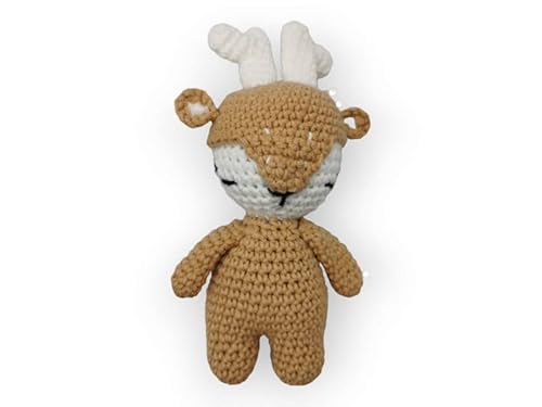 STILHUND, Hundespielzeug, Häkeltier - Hirsch, geräuschlos, Amigurumi, Kauspielzeug zur Zahnspflege STILHUND, Hundespielzeug, Häkeltier - Hirsch, geräuschlos, Amigurumi, Kauspielzeug zur Zahnspflege von STILHUND LIFESTYLE FÜR HUND & HALTER