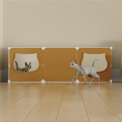 STILLCOVE Kleiner Katzenkäfig für den Innenbereich, DIY Katzenlaufstall, Käfig mit oberer Plattform, 2-stöckiges süßes Haustierhaus für 1-2 Kätzchen STILLCOVE Kleiner Katzenkäfig für den Innenbereich, DIY Katzenlaufstall, Käfig mit oberer Plattform, 2-stöckiges süßes Haustierhaus für 1-2 Kätzchen von STILLCOVE