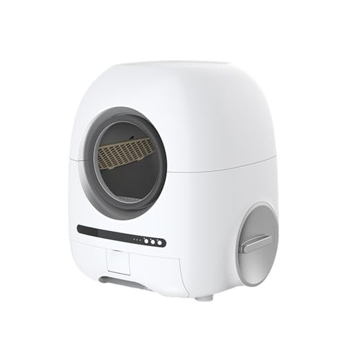 Selbstreinigende Katzentoilette, 68-Liter-Haustier-Smart-Katzentoilette Mit APP-Fernvideosteuerung, Erstellung Mehrerer Katzendateien, Erkennung des Haustierstatus Selbstreinigende Katzentoilette, 68-Liter-Haustier-Smart-Katzentoilette Mit APP-Fernvideosteuerung, Erstellung Mehrerer Katzendateien, Erkennung des Haustierstatus von STMKB
