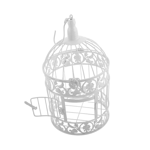 STOBAZA Indoor Kleine Vogelkäfigdekoration Europäische Eisenvogel Käfig Vogelkäfig Ornament Hochzeit Dekorationen Hotel Mittelstücke Für Tische von STOBAZA
