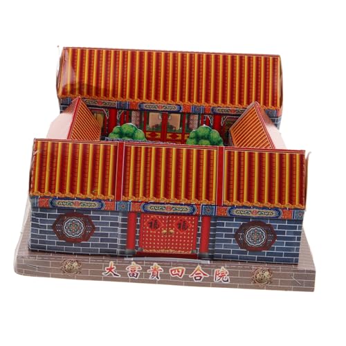 STOBAZA Kreative Papiervilla Ahnenverehrung Festival Opferpapier Hausdekoration für Qingming Grabpflege und Ahnengeburtstag von STOBAZA