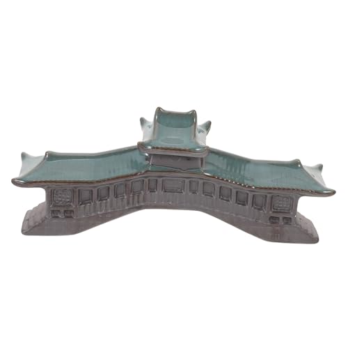 STOBAZA Miniaturbrücke Für Schreibtisch Chinesisches Ornament Mikrolandschaftsfigur Simulation Garten Dekor Leichtgewichtig Für Aquarien Und Terrarium von STOBAZA