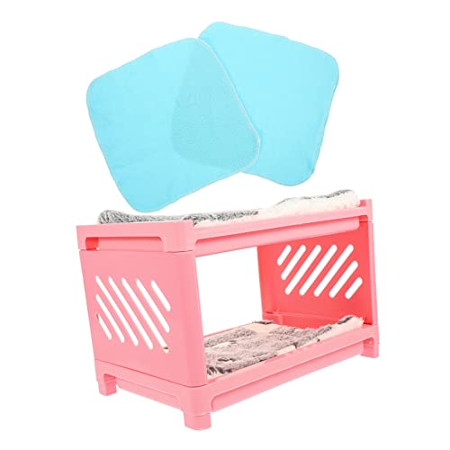STOBOK 1 Satz Hamsterbett hamsterzubehör Hamster zubehör Bettwäsche für kleine Haustiere multifunktionales Hasenbett Doppellagiges Chinchillabett multifunktionales Chinchillabett Plastik STOBOK 1 Satz Hamsterbett hamsterzubehör Hamster zubehör Bettwäsche für kleine Haustiere multifunktionales Hasenbett Doppellagiges Chinchillabett multifunktionales Chinchillabett Plastik von STOBOK
