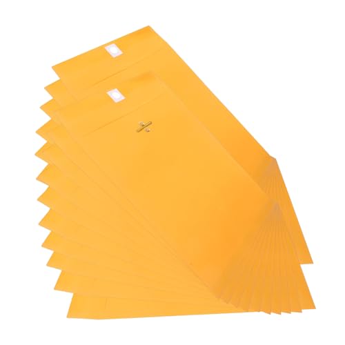 STOBOK 50 Stücke Vintage Briefumschläge Gold Kraft Papier Für Einladungen Hochzeit Party Home Office Schreibwaren von STOBOK