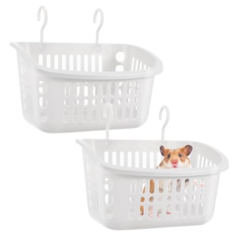 STOBOK Hamster Gehege 2 Stück Hamster Hängekorb Kleiner Hängekorb Rattenkorb Haustier Hängekörbe Frettchenkäfig Frettchen Spielzeug Plüsch Kleine Tiere Haustier Hängematten Hamster von STOBOK