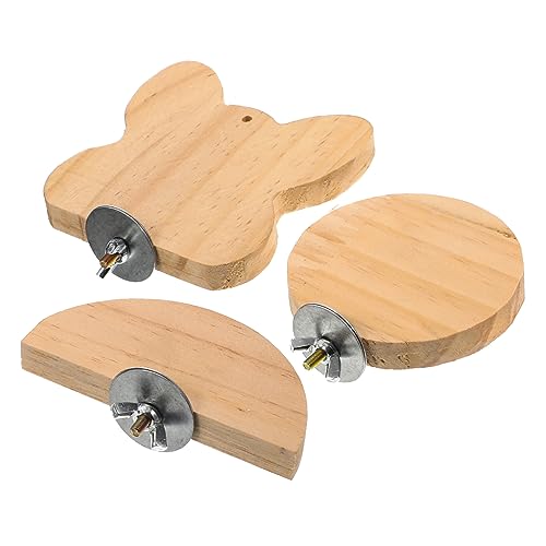 STOBOK Hamster Sprung Plattform Set Holz Vogel Spielzeug Einfache für Meerschweinchen STOBOK Hamster Sprung Plattform Set Holz Vogel Spielzeug Einfache für Meerschweinchen von STOBOK