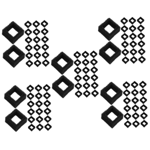 STOBOK 5 Sätze Filterelement Wasser Baumwolle Aquarium Brunnen Haustier Wasserspender Filter Ersatz Schwarz Schwamm 20 Stück * 5 STOBOK 5 Sätze Filterelement Wasser Baumwolle Aquarium Brunnen Haustier Wasserspender Filter Ersatz Schwarz Schwamm 20 Stück * 5 von STOBOK