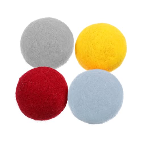 STOBOK 5 Sätze Wollfilzball Interaktives Interactive Toys Katzen Soft Toy Dog Toy Hundespielzeug Lustiges Kauspielzeug Hund Interaktive Spielzeuge Plüsch 4 Stück * 5 von STOBOK