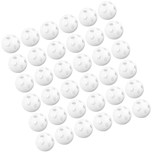 STOBOK 50 Stück Runde Klatsche Plüschspielzeug-quietscher Quietschendes Katzenspielzeug Kauspielzeug Für Hunde Rasseleinsätze Ersatz Quietscher Weiß Haustier Plastik Musikinstrument Kind von STOBOK
