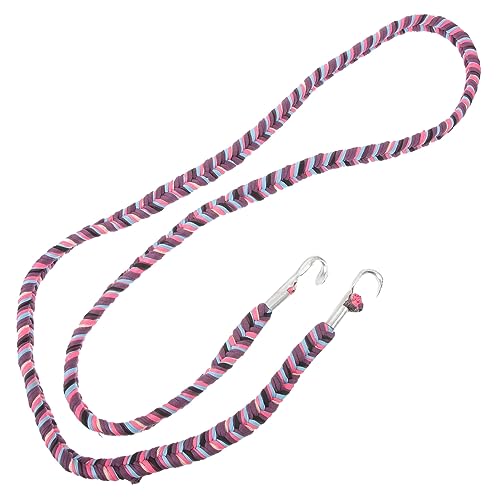 STOBOK Elastic Bungee Cord Schnuranker Karabiner-Bungee-Schnur Haken Verstellbare Bungee-seile Verriegelung Kabel Lange Bungee-seile Elastic -Gurt Elastische Schnur Eisen Zufällige Farbe von STOBOK