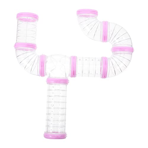 STOBOK DIY Hamster Tube Kit Transparent Tunnel Labyrinth Spielzeug Käfig für Kleintiere von STOBOK