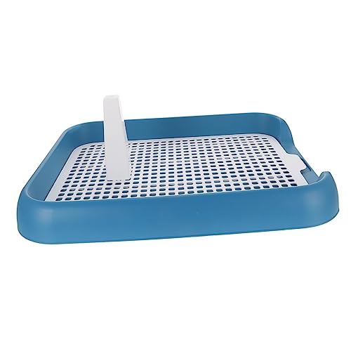 STOBOK Haustiertoilette Hundepipipads extra groß Gitter Hundetoilette Ratte Hund pinkelt hundetoiletten hundetoilette für drinnen Haustiere Toilette Welpentoilette aus Kunststoff pp Blue STOBOK Haustiertoilette Hundepipipads extra groß Gitter Hundetoilette Ratte Hund pinkelt hundetoiletten hundetoilette für drinnen Haustiere Toilette Welpentoilette aus Kunststoff pp Blue von STOBOK
