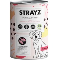 STRAYZ BIO 6x400g Rind mit Süßkartoffel, Karotte und Birne von STRAYZ