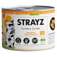 STRAYZ BIO Pute & Karotte in Soße, 6x200 g von STRAYZ