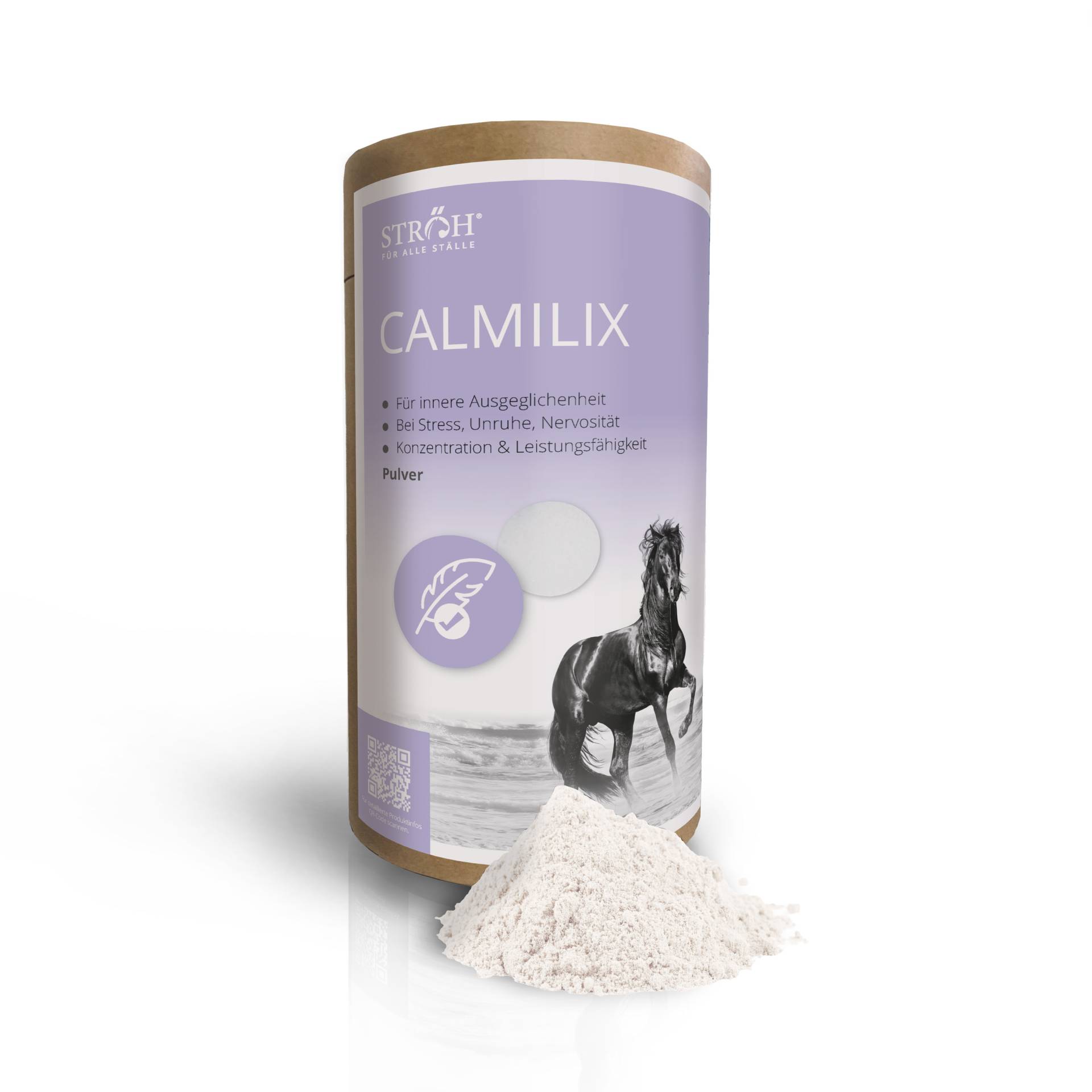 STRÖH Calmilix 1,1 kg Feedbox Dose Für mehr Ausgeglichenheit STRÖH Calmilix 1,1 kg Feedbox Dose Für mehr Ausgeglichenheit von STRÖH