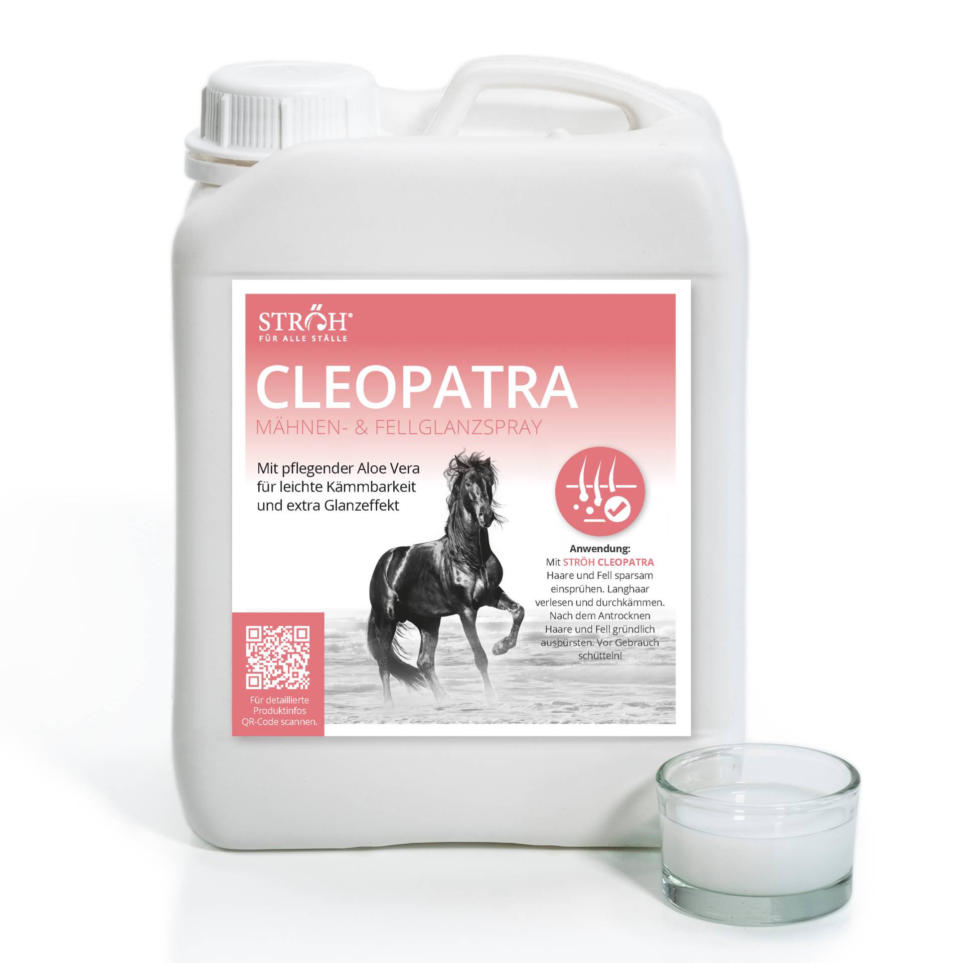 STRÖH Cleopatra - Für alle Felle 2,5L Schweif- & Mähnenspray STRÖH Cleopatra - Für alle Felle 2,5L Schweif- & Mähnenspray von STRÖH