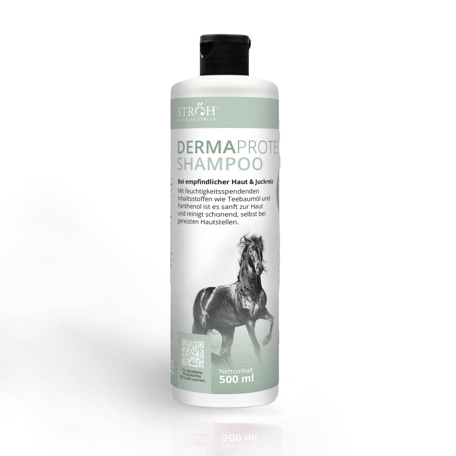 STRÖH DermaProtect Shampoo 500 ml Für die empfindliche Pferdehaut STRÖH DermaProtect Shampoo 500 ml Für die empfindliche Pferdehaut von STRÖH
