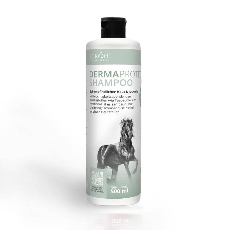 STRÖH DermaProtect Shampoo 500 ml Für die empfindliche Pferdehaut von STRÖH