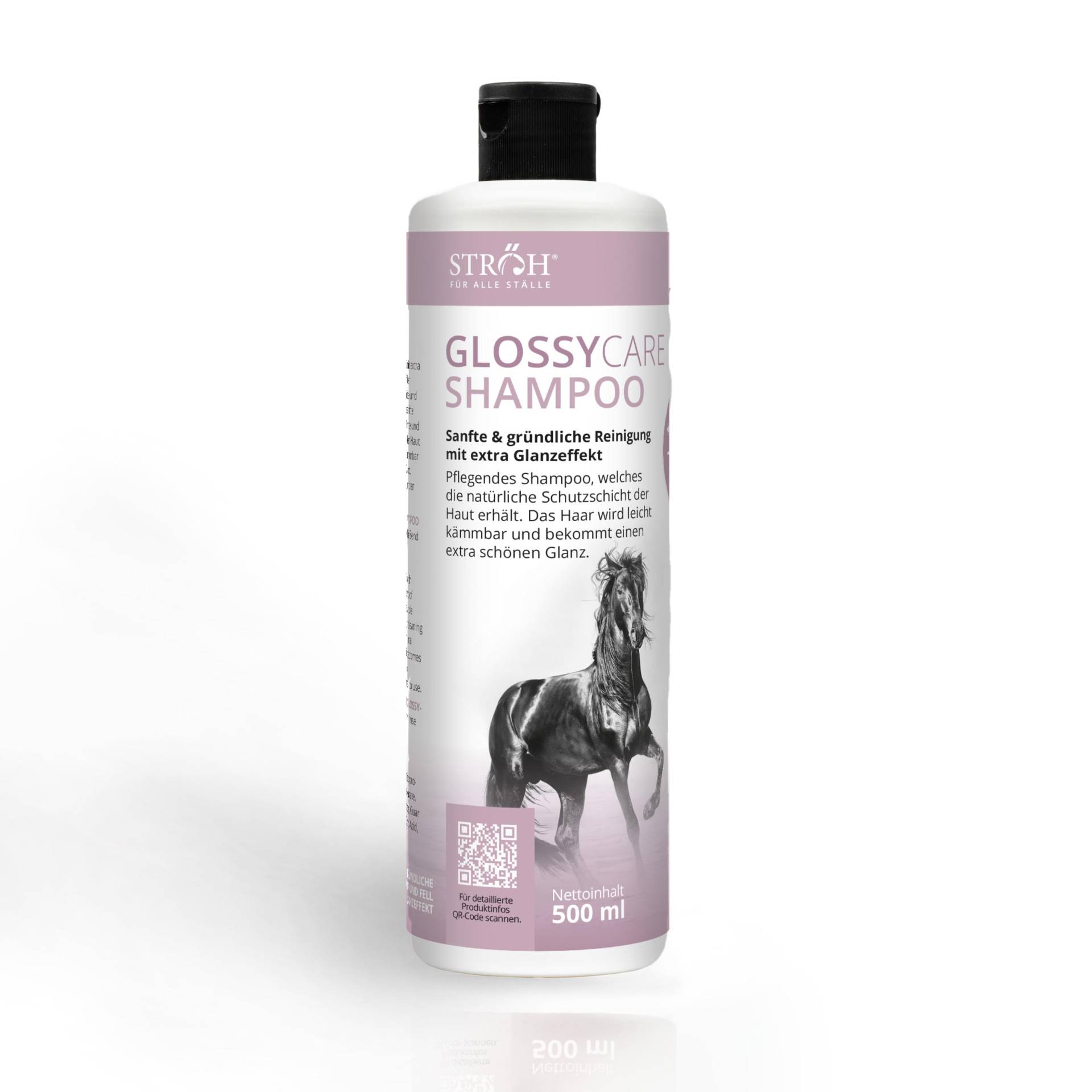 STRÖH GlossyCare Shampoo 500 ml Pflege-Glanz-Shampoo für Dein Pferd STRÖH GlossyCare Shampoo 500 ml Pflege-Glanz-Shampoo für Dein Pferd von STRÖH