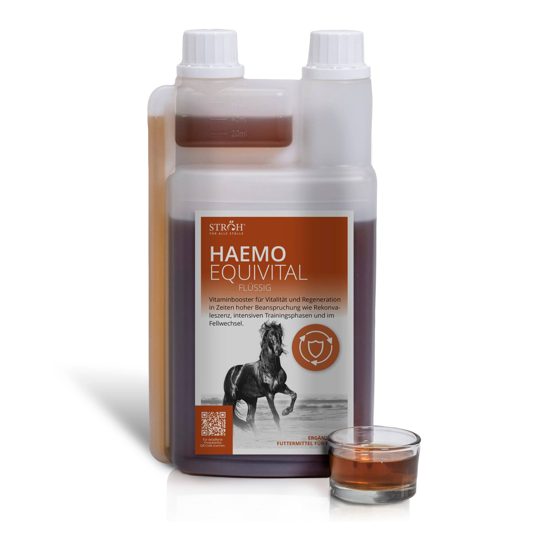 STRÖH Haemo Equivital 1L Ergänzungsfutter für Vitalität und Blutbildung STRÖH Haemo Equivital 1L Ergänzungsfutter für Vitalität und Blutbildung von STRÖH