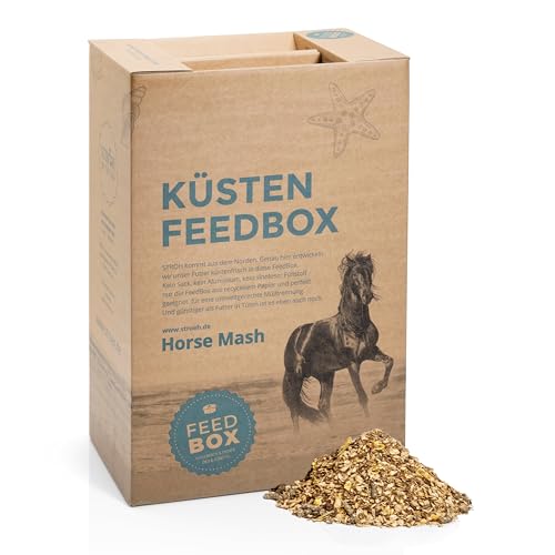 STRÖH Horse Mash Pferd (27kg Feedbox) • Ergänzungsfutter für Pferde • Für Fell, Verdauung & Stoffwechsel • Pferdefutter staubfrei • Mit Bierhefe, Kieselgur, Leinsamen, etc. STRÖH Horse Mash Pferd (27kg Feedbox) • Ergänzungsfutter für Pferde • Für Fell, Verdauung & Stoffwechsel • Pferdefutter staubfrei • Mit Bierhefe, Kieselgur, Leinsamen, etc. von STRÖH