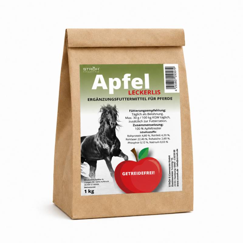 STRÖH Küsten Apfel Leckerli getreidefrei 1 kg Tüte Getreidefrei belohnen mit Apfelgeschmack STRÖH Küsten Apfel Leckerli getreidefrei 1 kg Tüte Getreidefrei belohnen mit Apfelgeschmack von STRÖH