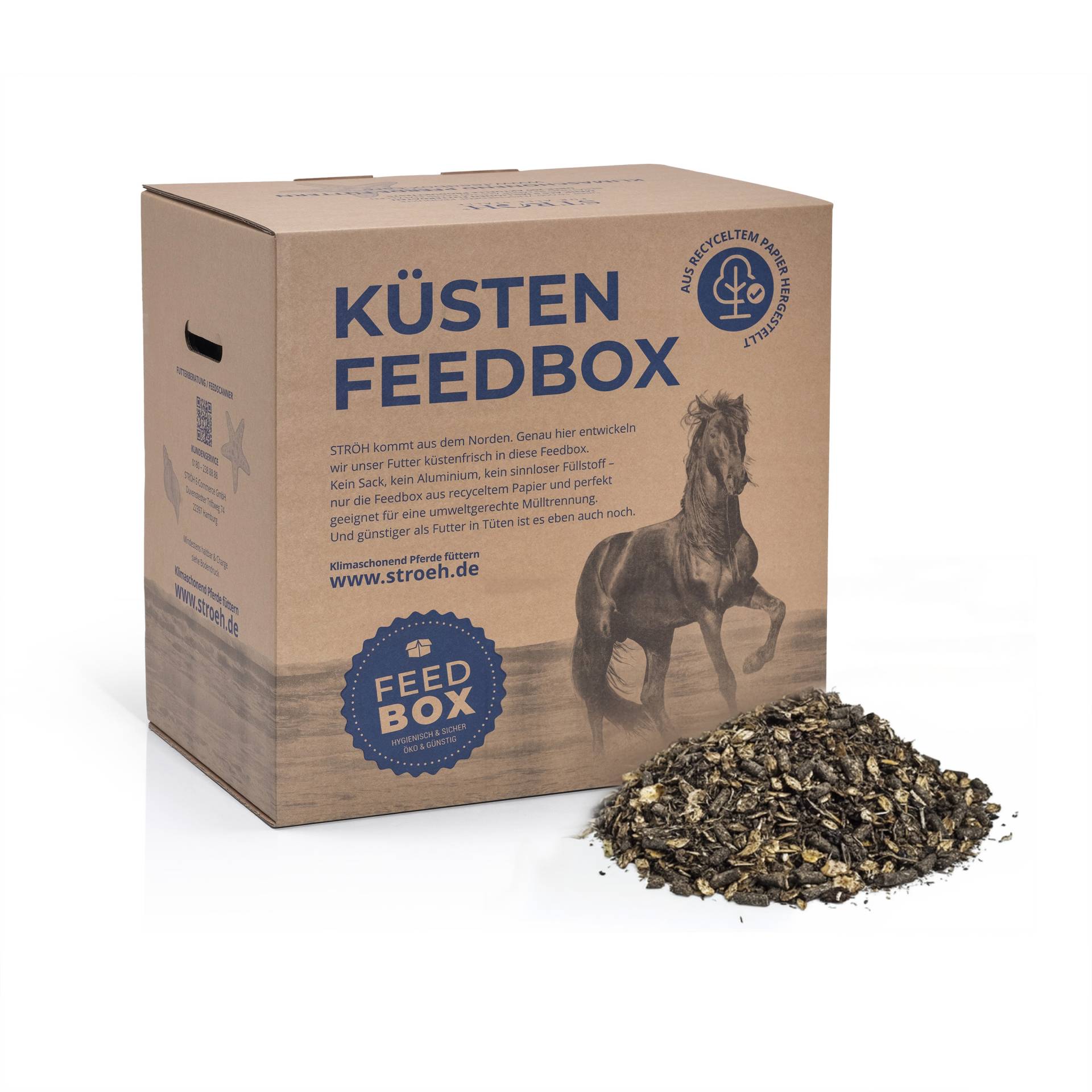 STRÖH Küsten Best Senior Müsli 22 kg Feedbox Pferdefutter für ältere Pferde STRÖH Küsten Best Senior Müsli 22 kg Feedbox Pferdefutter für ältere Pferde von STRÖH