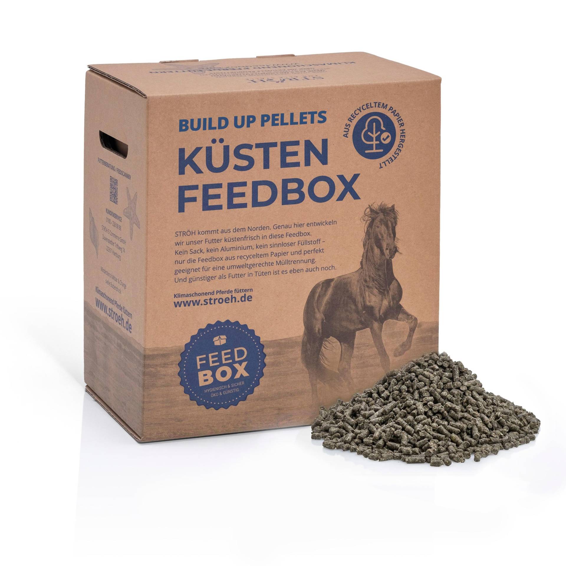 STRÖH Küsten Build up Pellets 27 kg Feedbox Schmackhafte Aufbaupellets STRÖH Küsten Build up Pellets 27 kg Feedbox Schmackhafte Aufbaupellets von STRÖH