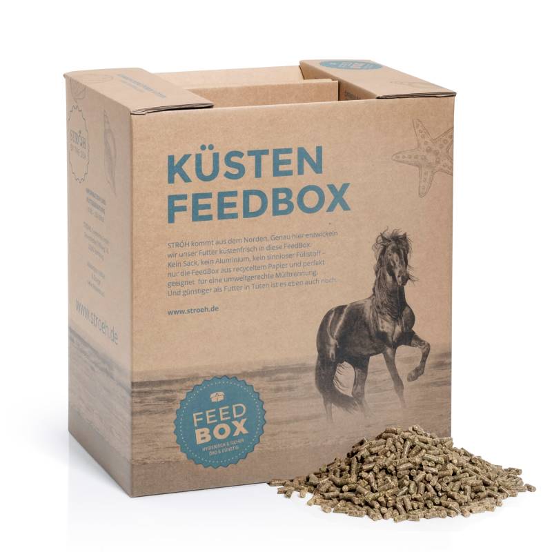 STRÖH Küsten Hufkur 11kg Feedbox Ergänzungsfutter für starke und gesunde Hufe STRÖH Küsten Hufkur 11kg Feedbox Ergänzungsfutter für starke und gesunde Hufe von STRÖH