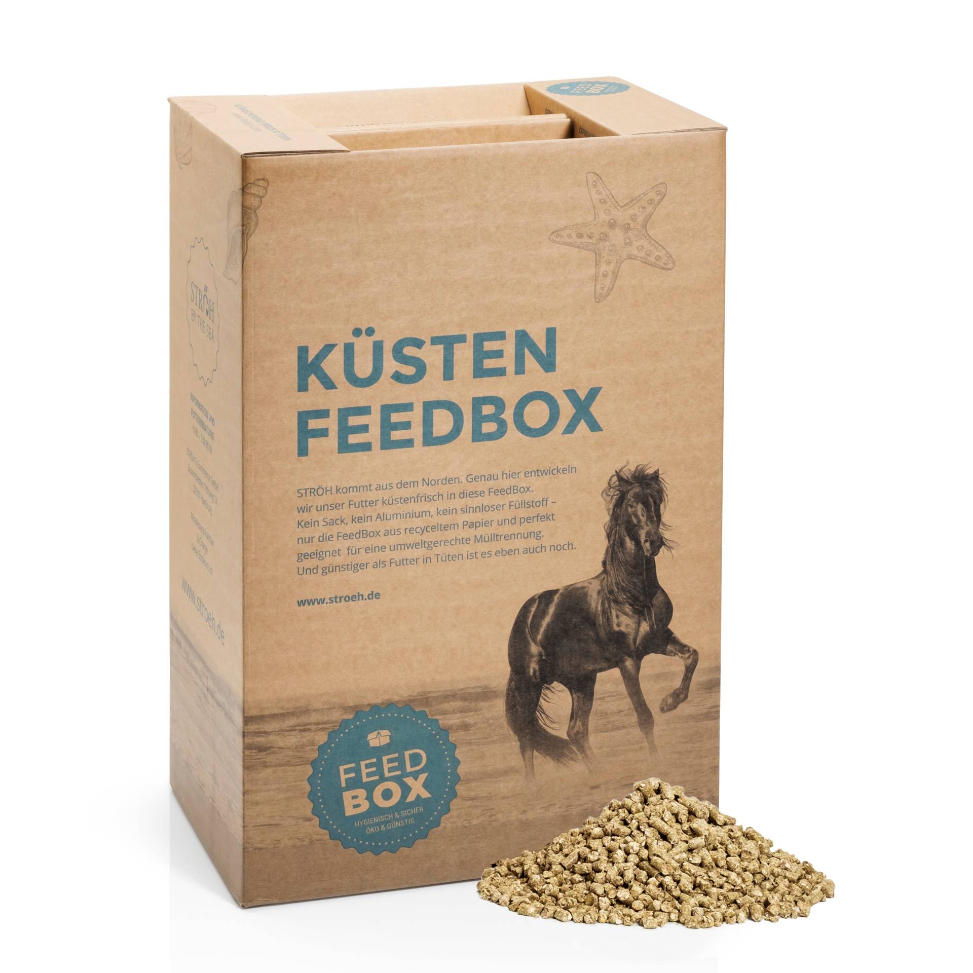 STRÖH Küsten Maiscobs 30kg Feedbox Pure Energie für Hochleistungspferde STRÖH Küsten Maiscobs 30kg Feedbox Pure Energie für Hochleistungspferde von STRÖH