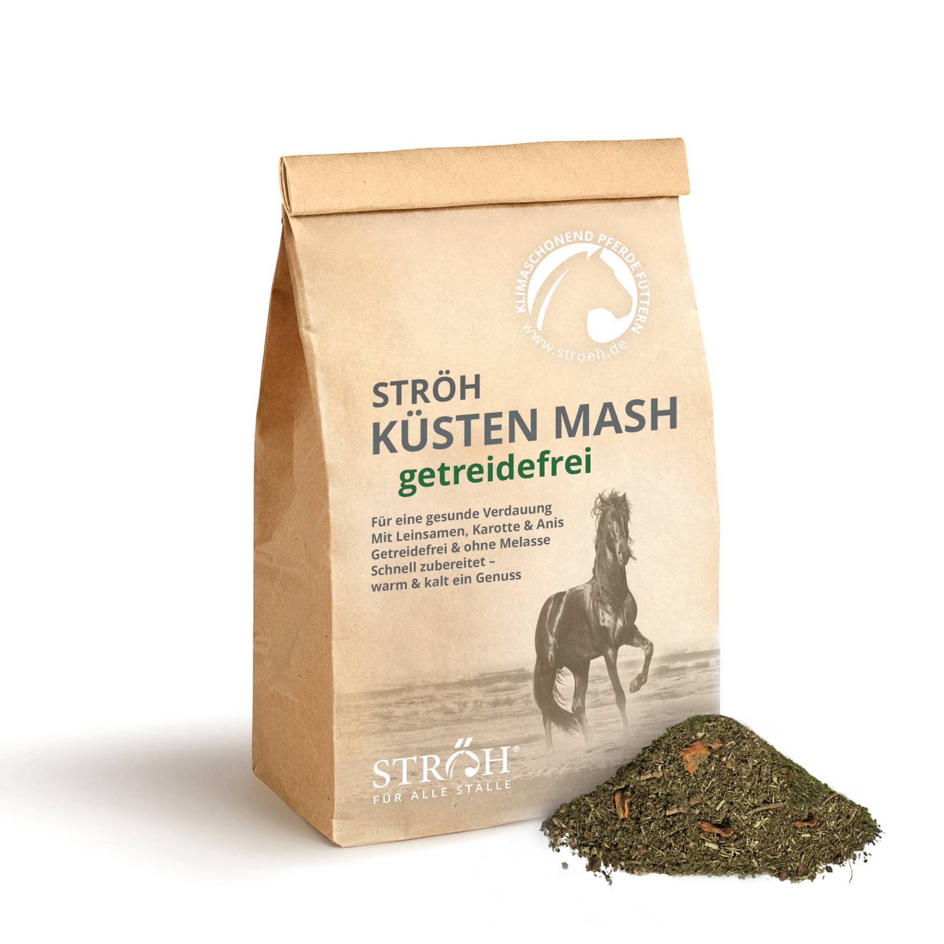 STRÖH Küsten Mash getreidefrei 15 kg Papiertüte Schmackhaft und gut zur Auffütterung STRÖH Küsten Mash getreidefrei 15 kg Papiertüte Schmackhaft und gut zur Auffütterung von STRÖH