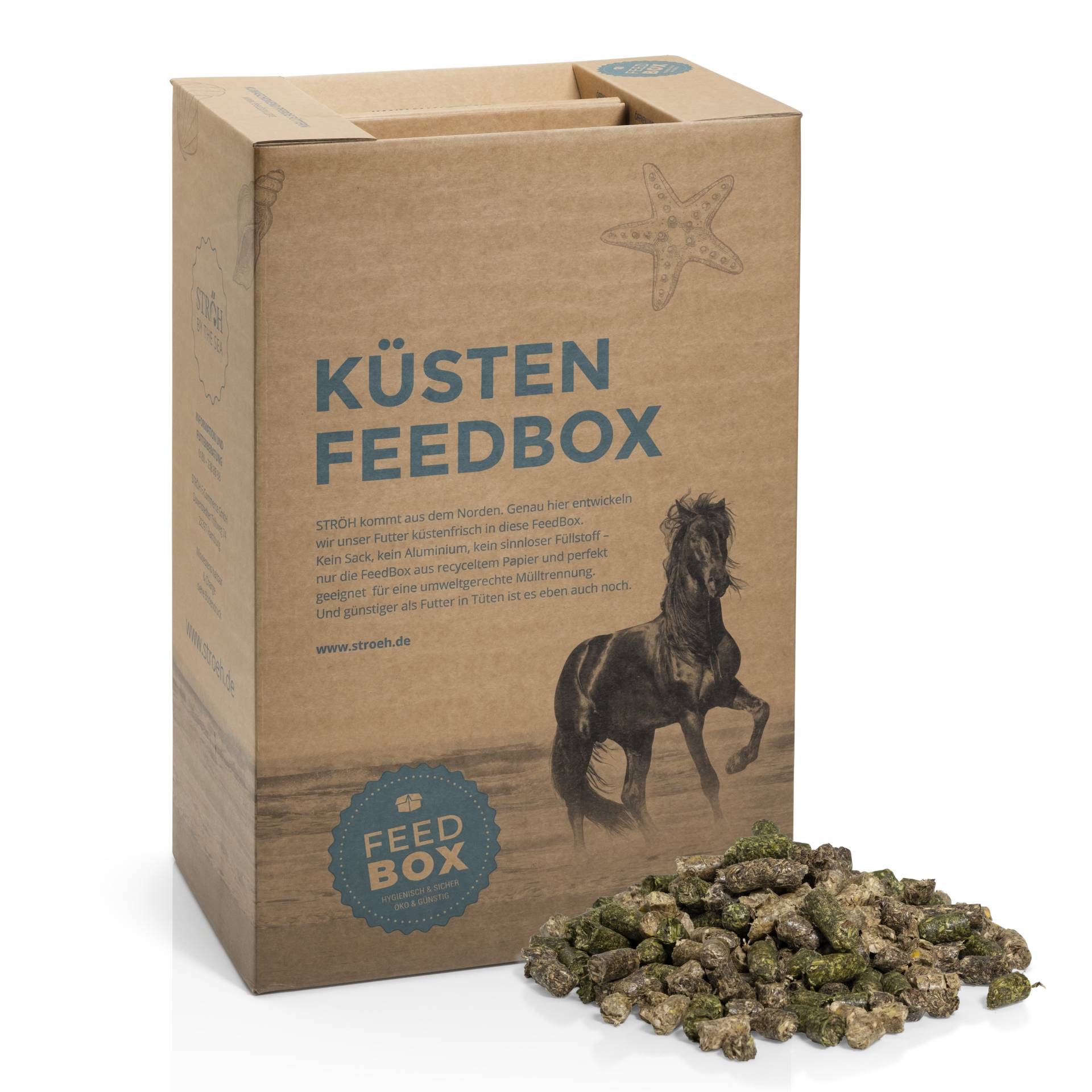 STRÖH Küsten Power Pack 30kg Feedbox Die Extraportion Energie STRÖH Küsten Power Pack 30kg Feedbox Die Extraportion Energie von STRÖH