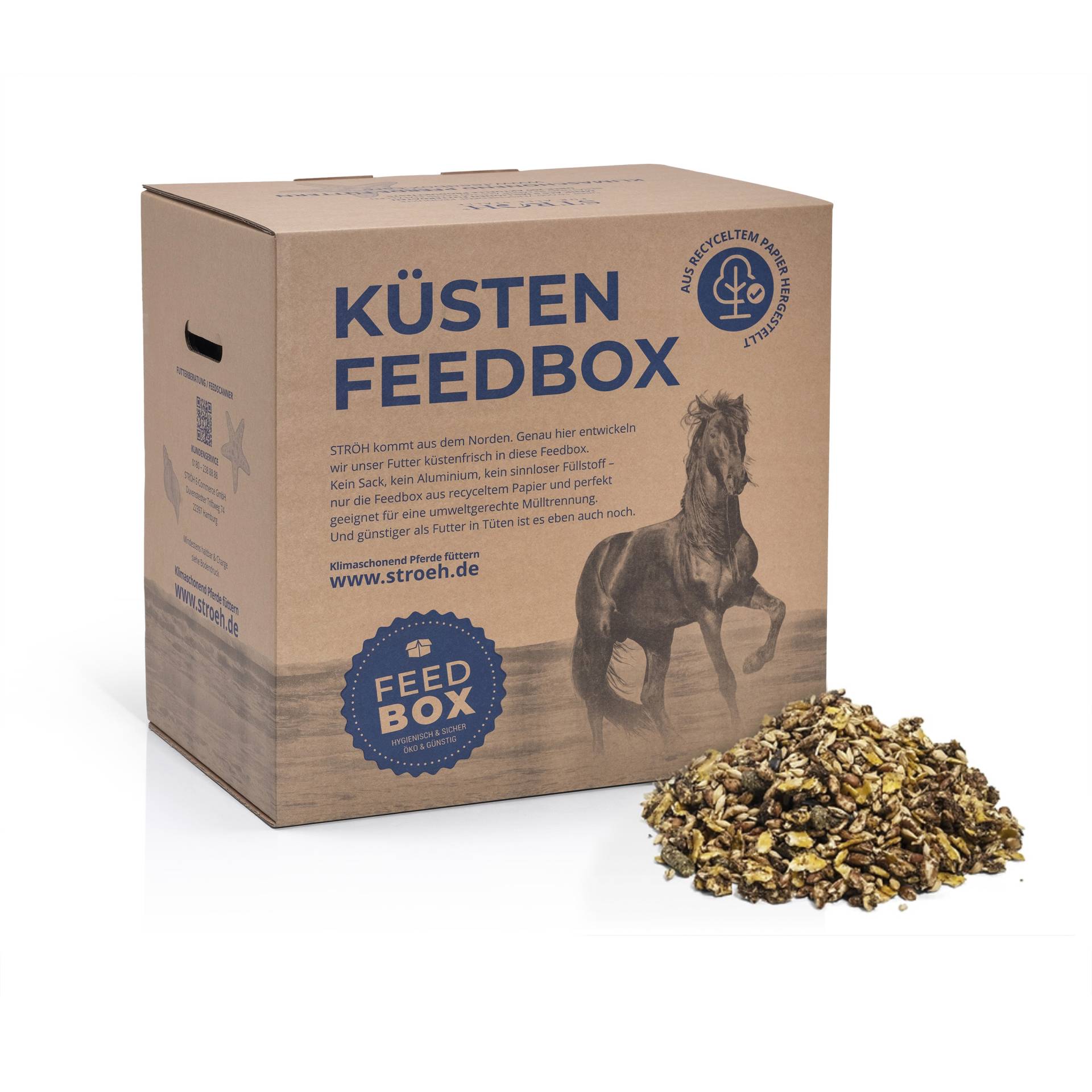 STRÖH Küsten Prebiotic & Regenerate 25 kg Feedbox Zur Revitalisierung der Darmflora STRÖH Küsten Prebiotic & Regenerate 25 kg Feedbox Zur Revitalisierung der Darmflora von STRÖH