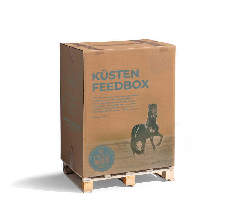 STRÖH Küsten Pure Müsli getreidefrei 270kg Feedbox Vollwertmüsli getreidefrei für empfindliche Pferde von STRÖH