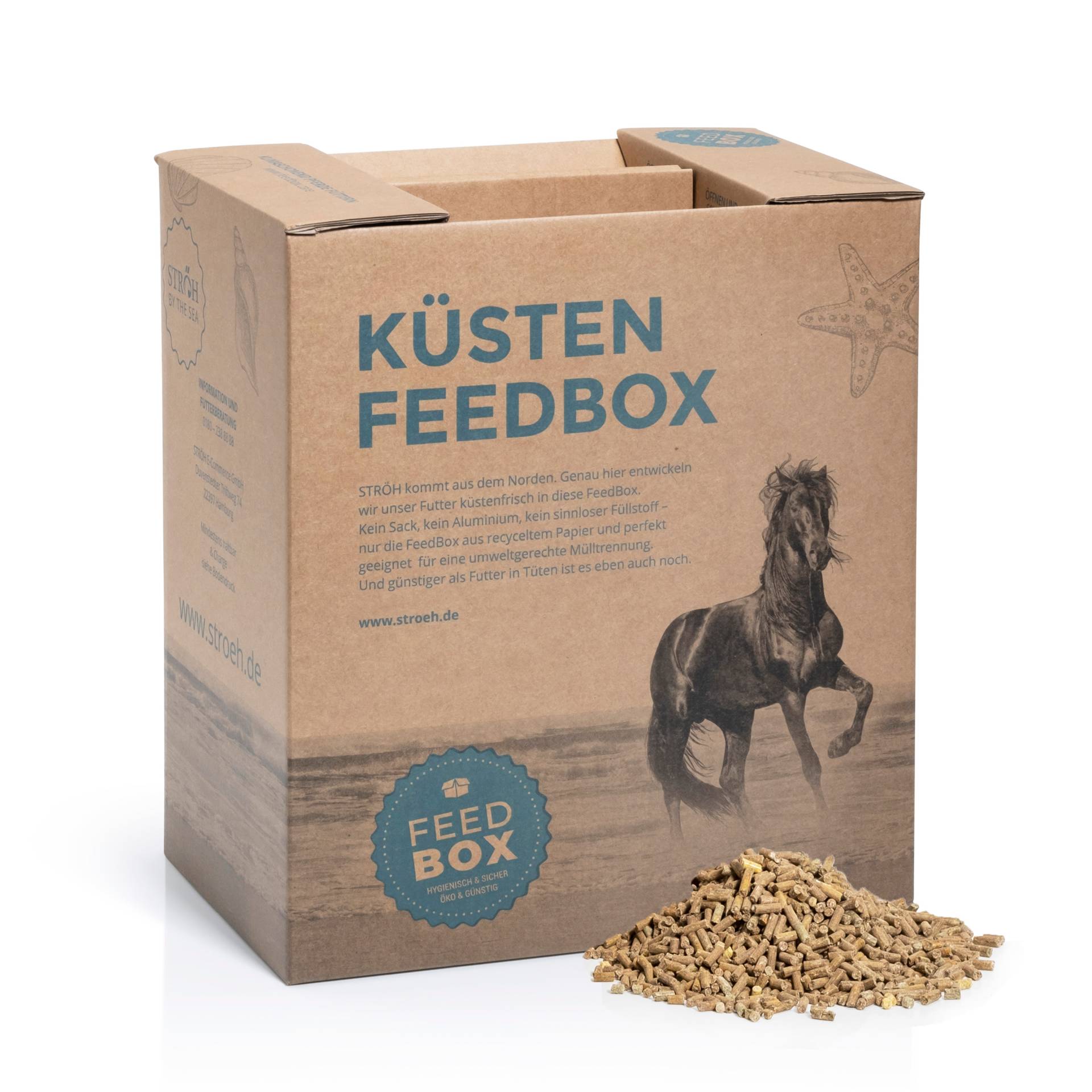 STRÖH Küsten Senior Mineral Pellets 13kg Feedbox Bei erhöhtem Mineralbedarf älterer Pferde STRÖH Küsten Senior Mineral Pellets 13kg Feedbox Bei erhöhtem Mineralbedarf älterer Pferde von STRÖH