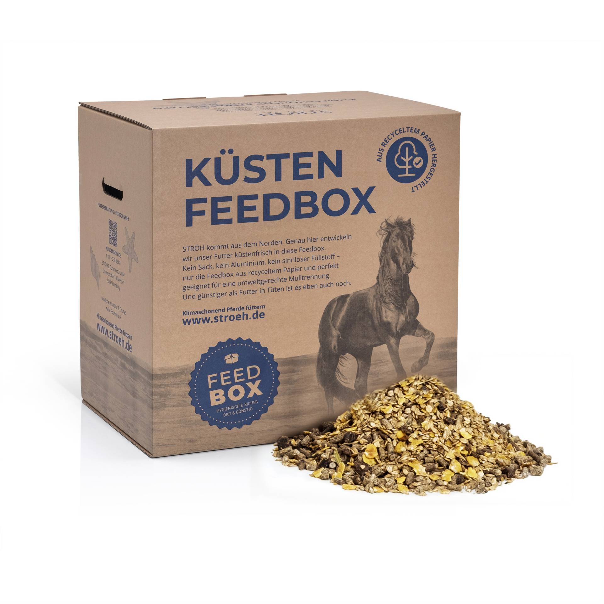 STRÖH Küsten Seniormüsli 25 kg Feedbox Pferdefutter für Pferdesenioren STRÖH Küsten Seniormüsli 25 kg Feedbox Pferdefutter für Pferdesenioren von STRÖH