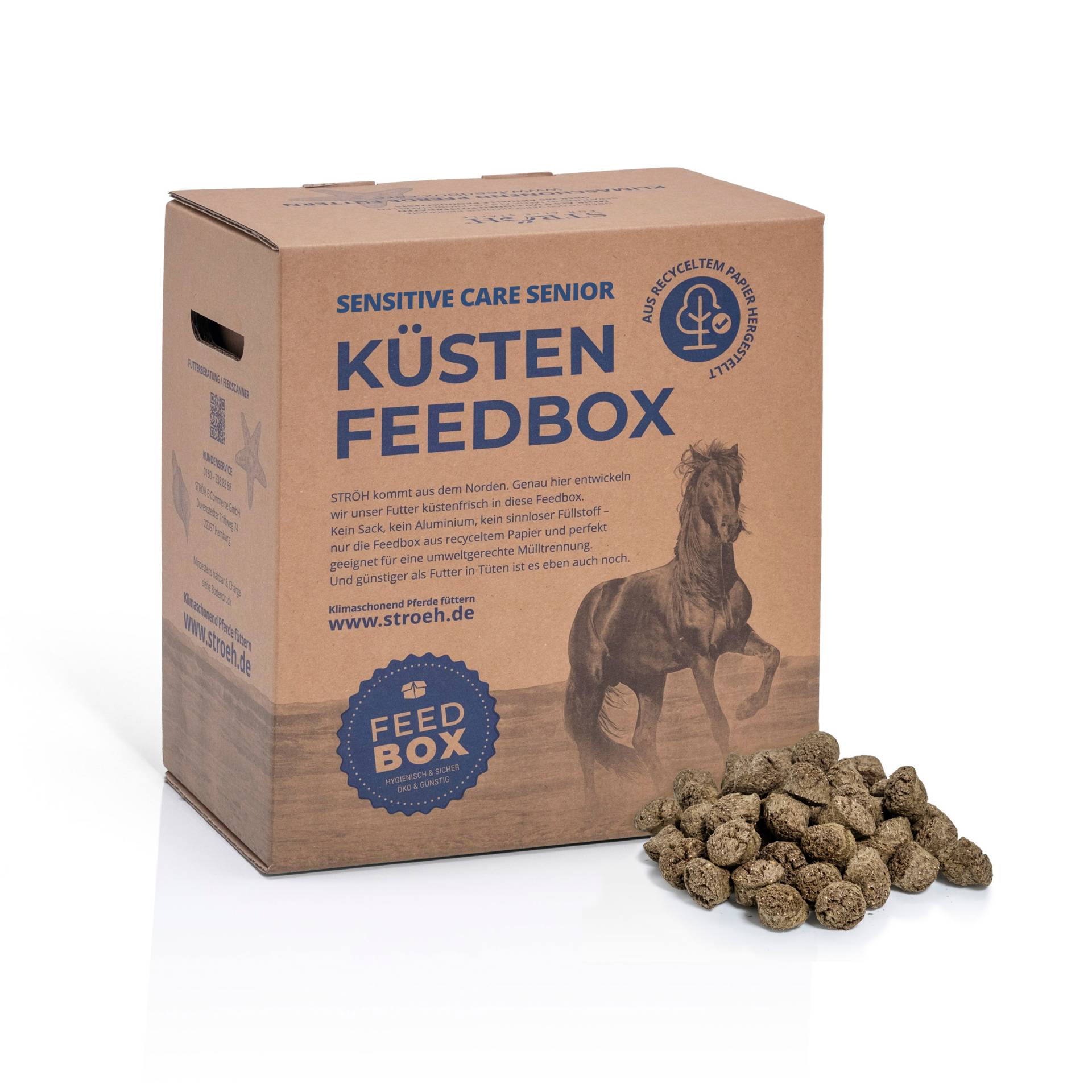 STRÖH Küsten Sensitive Care Senior 20 kg Feedbox Pferdefutter für ältere Pferde STRÖH Küsten Sensitive Care Senior 20 kg Feedbox Pferdefutter für ältere Pferde von STRÖH