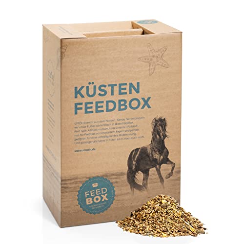 STRÖH Küsten Strukturmüsli + Dinkel Pferd (29kg) • Pferdemüsli mit Dinkel, Maisflocken, Sonnenblumenkerne, Apfeltrester, etc. • Müsli Pferd von STRÖH